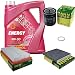 Produktbild EISENFELS Filter Set Inspektionspaket erstellt mit 5 L Motoröl MANNOL Energy 5W-30, MANN-FILTER Ölfilter, Luftfilter, Innenraumfilter, Dichtring
