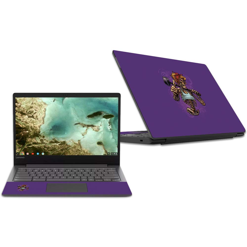 MightySkins Vinyl Skin For Lenovo Chromebook S330 (2018) - Hustle Design, Protective Decal Wrap, Easy Apply & Remove, Made In USA - View #4