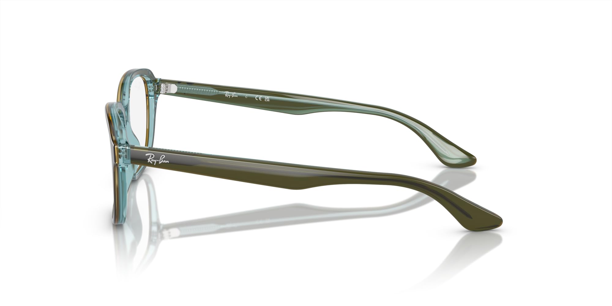 Ray-Ban Kwadratowe oprawki do okularów korekcyjnych Ry1627 dla dzieci