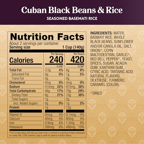 Image of Royal Cuban Black Beans & Basmati White Rice - (6 Pack) 8.5 oz