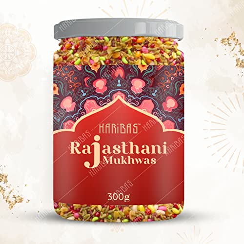 Image of HARIBAS Rajasthani Mukhwas 300Gm Pack|Premium & Traditional Saunf Mouth Freshener|Help In Digestion & Freshen Up The Breath|Sweat Taste, Colourful & Coated With A Sweet Syrup To Enhance The Taste