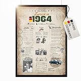 🎁 𝐉𝐔𝐁𝐈𝐋Ä𝐔𝐌 | Mit nur einem Klick erhältst du eine schön verpackte Geburtstagskarte für den 60. Geburtstag und verleihst dem Beschenkten ein informatives und lustiges Geschenk 60 Geburtstag. Im Lieferumfang sind enthalten: 1x DIN A4 informative Kunstdruck, 1x Premium Versandtasche (Ohne Rahmen)