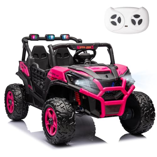 4WD UTV 24V Ride On Toys for Big Kids Ride On 2 Seater Ride...