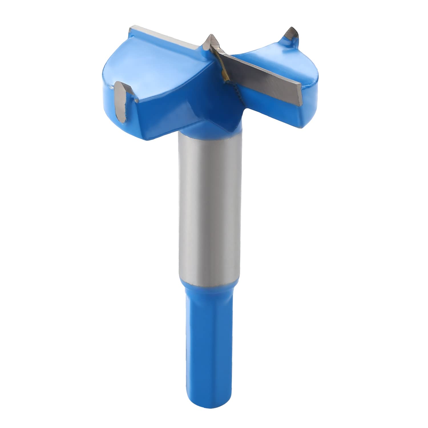 Hegebeck Forstner Drill Bit, 1.65“/42mm Woodworking Hole Saw Boring Drill Bits Carbide Wood Drilling Cutter with 2/5inch Hex Handle for Wood Plastic