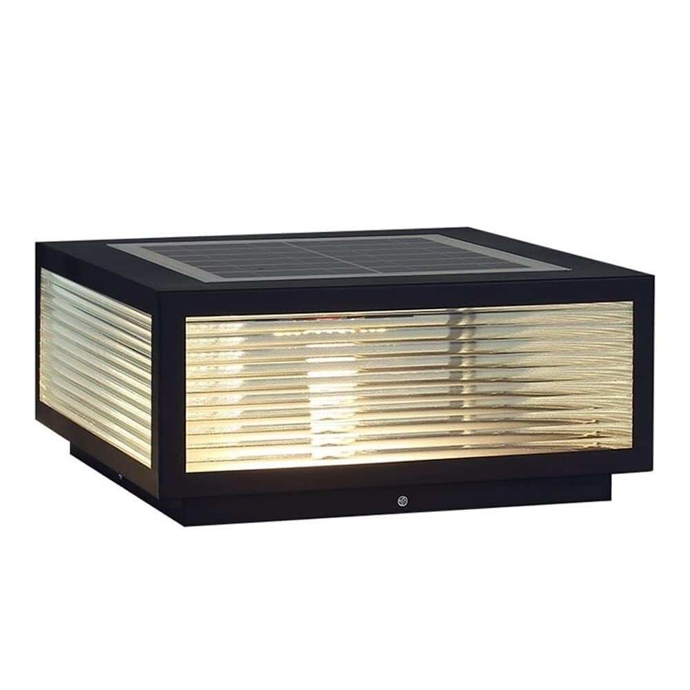 Luce Da Palo Solare Per Esterni - Impermeabile IP65, Lamiera Zincata, Vetro, Per Giardino E Cortile - Foto 10