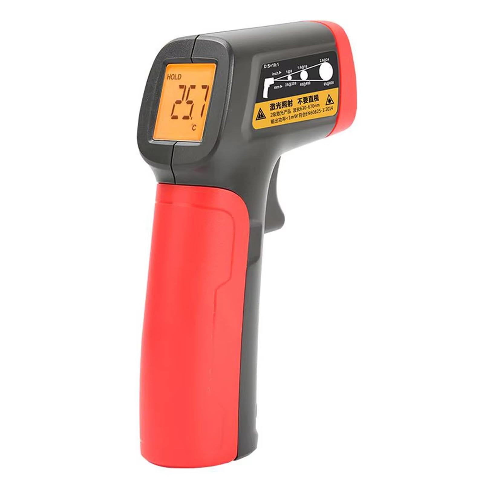 Herramienta digital de medición de temperatura de 20 a 400 ℃, termómetros de mano para lector de temperatura industrial con apagado automático retroiluminado