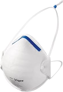 Dräger X-plore 1350 Particulate Respirator, 20 Pack, NIOSH-Certified, Disposable Dust Mask