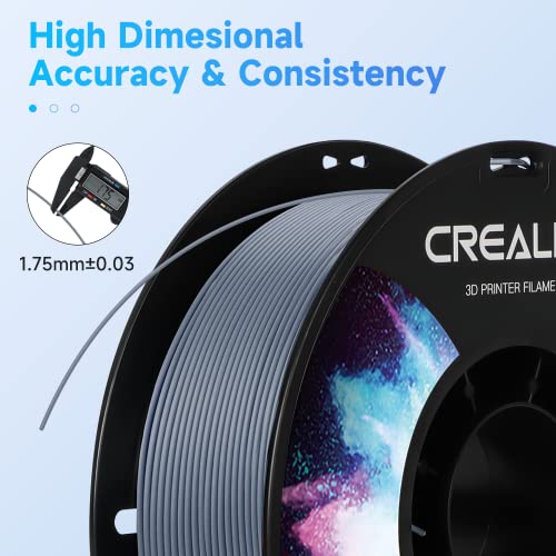Image of Creality ABS Filament 1.75mm, 3D Printer Filament, No-Tangling, Strong Bonding and Overhang Performance Dimensional Accuracy + /-0.02mm, 2.2lbs /Spool