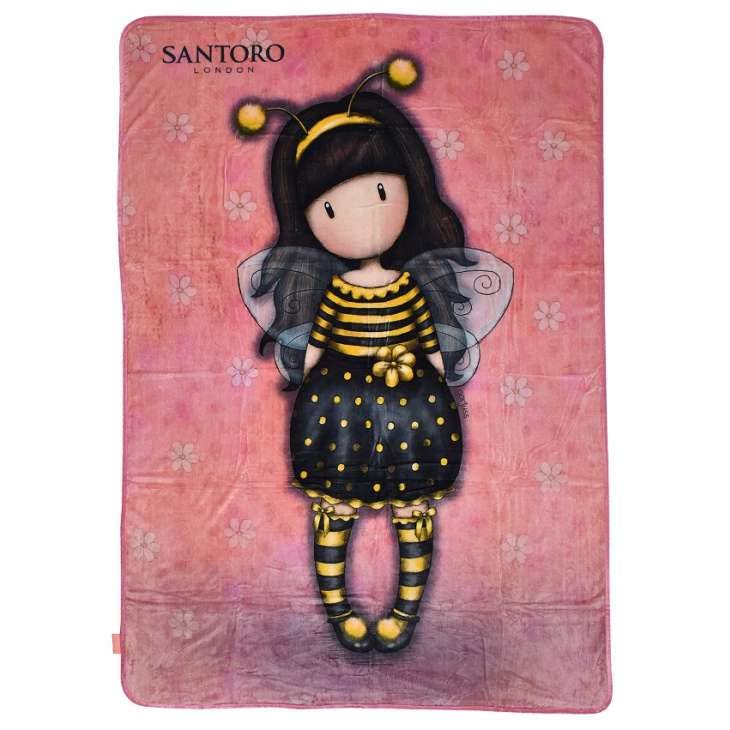 SANTORO LONDON - DECKE 300G/M² 140X210CM - GORJUSS - BEE LOVED