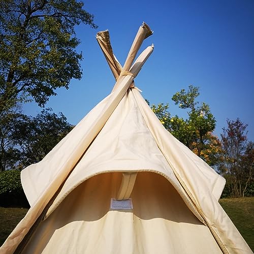 Carpa pirámide algodón 3 estaciones para 2-3 personas miniatura 4