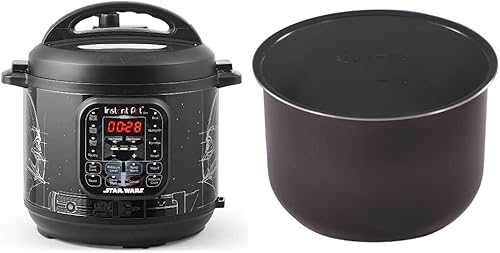Instant Pot Star Wars Duo - Olla a presión de 6 cuartos de galón Darth Vader y olla de cocina interior de cerámica 6 cuartos de galón