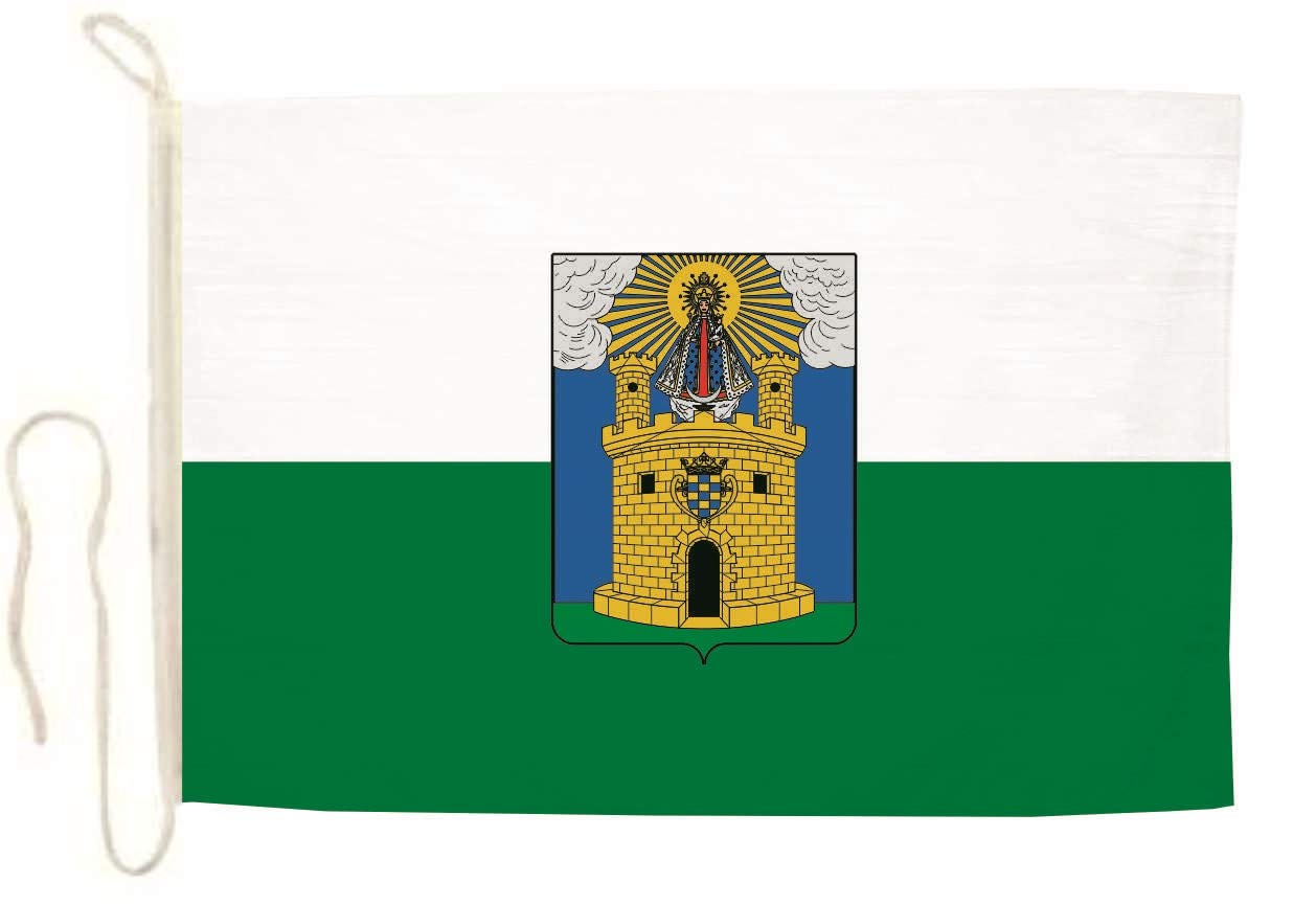 Medellin Flagge 20x30cm - Premium Bootsflagge Polyester