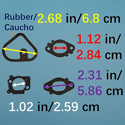 Image of Complete Engine Rebuild Gasket Kit Compatible with 592173 799495 796661 Lawn Garden Equipment 110P02 110P05 111P02 111P05 111P07 112P02 112P05 114P02 114P05 114P07 11P902 11P905 11P907 Z471