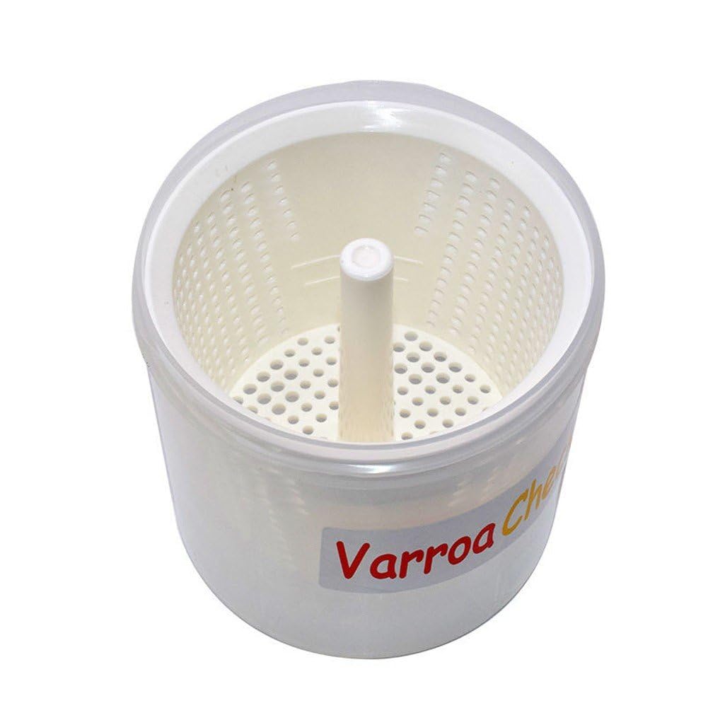 Tarro Probador De Ácaros Varroa para Monitor De Ácaros Varroa, Herramientas De Apicultura, Botella De Prueba De Ácaros Varroa a Prueba De Fugas para Apicultores