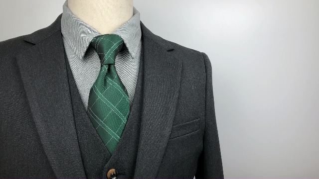 SW SHLAXWING Corbatas Para Hombre Rayas Verdes Y Azules - Yaxa