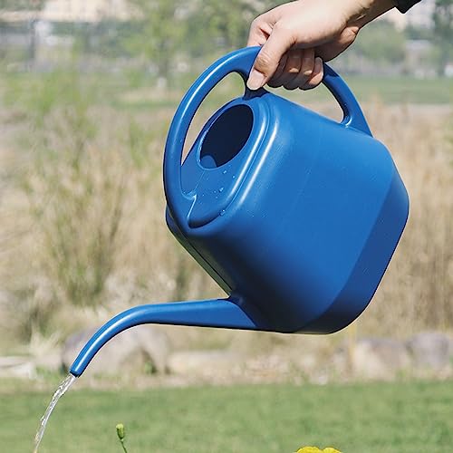 Watering Can Indoor Plants 1 Gallon Large Capacity Watering Can Outdoor 1 Gallon with Handle Durable Plastic Watering Can Long Spout Large for House Plants Succulent Bonsai Garden Flower