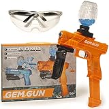 Electric Gel Ball Blaster Gun Automatic - Orby Gun Splatter Ball Gun Pistol - Gel Gun Blaster Splat Gun - Gel Blaster Pistol Orbee Gun with Water Ammo - Safe Fun Outdoor Games for Boys and Girls 12+