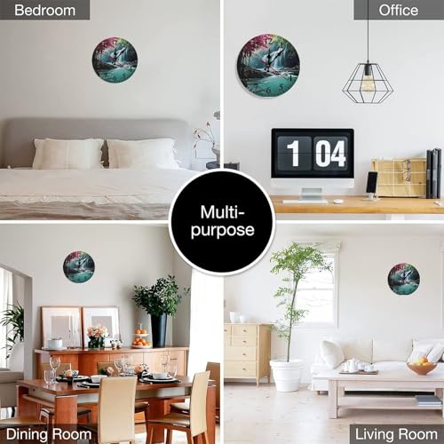 Reloj de Pared Redondo Silencioso con Numerales Árabes miniatura 4