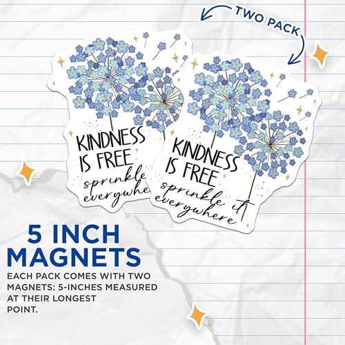 Imanes Kindness is Free Pack x2 5 pulgadas miniatura 4