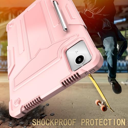 Coque Lenovo Tab M11 Antichoc Rose avec Support pour la Maison - 3