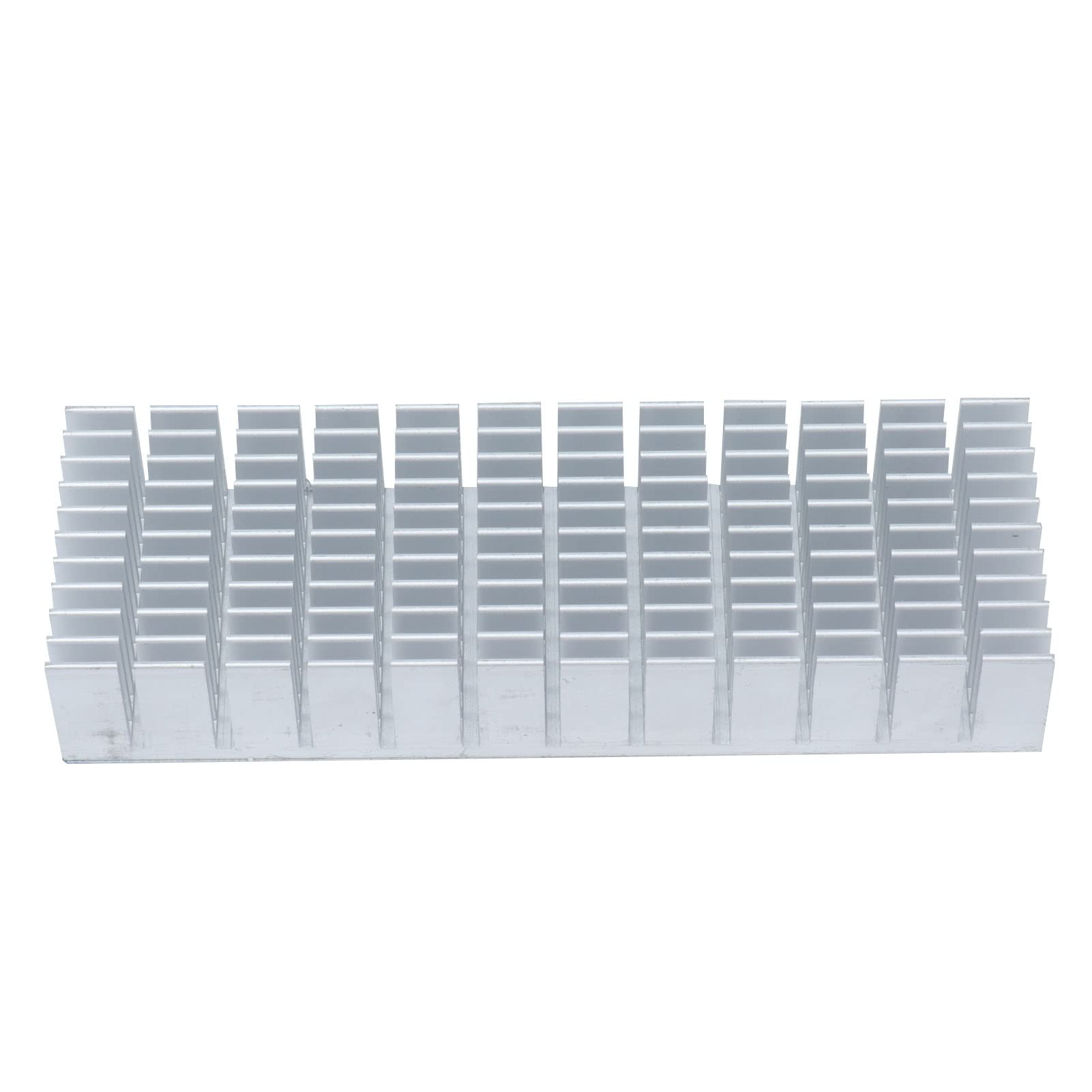 Grand Dissipateur Thermique En Aluminium De 120 X 69 X 27 Mm, Radiateur De Refroidissement à Oxyde Noir 22 Ailettes 120 Mm Pour Ordinateur, Puce LED, Chargeur D'alimentation, Routeur, Amplificateur