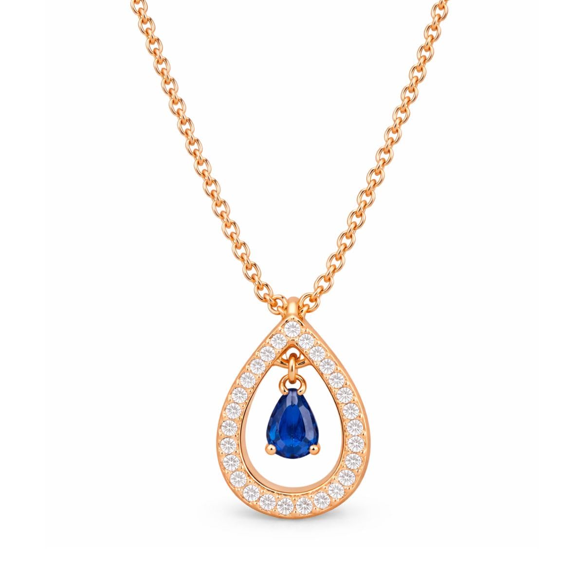 Contemporary Cubic Zirconia Pendant with Chain, Neck pieces for Women, Jewellery Gifts for Women & Girls