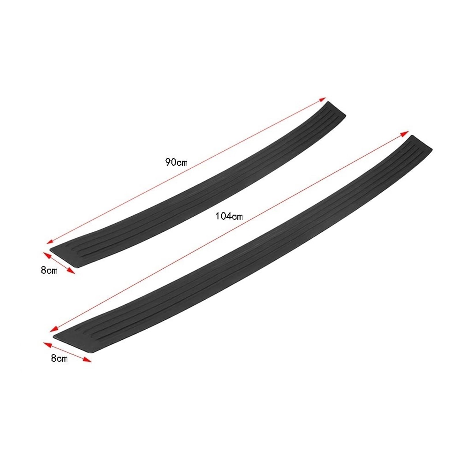 Rear Bumper Protector for Mazda 2 3 5 6 8 CX7 CX9 MX5 Car Rubber 