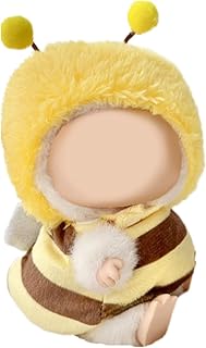 HAMKU Ropa de muñeca de 17 cm, Adecuada para muñecas labubu de 17 cm, Forma de Abeja( sin muñeca