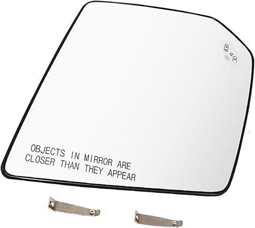 Miniatura 4 de AOUTTUOA Espejo de vidrio calentado punto ciego derecho del lado del pasajero para Ford F150 2015 2016 2017 2018 2019 2020 con calefacción y punto