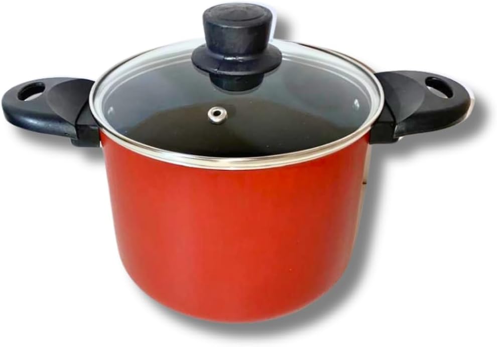 Caldeirão 16 Cm Marcolar Com Tampa Vidro Antiaderente 5 Cama... - imagem principal do produto