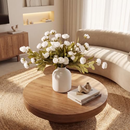 6 Pcs Faux Silk Peony Artificial Flowers - image 5