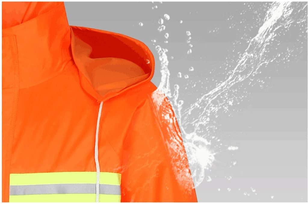 Chaleco de Alta Visibilidad Chaleco Reflectante Desgaste de trabajo reflectante, ropa reflectante impermeable, con adornos reflectantes, chaleco de seguridad de manga larga Chaleco de Trabajo Chaleco