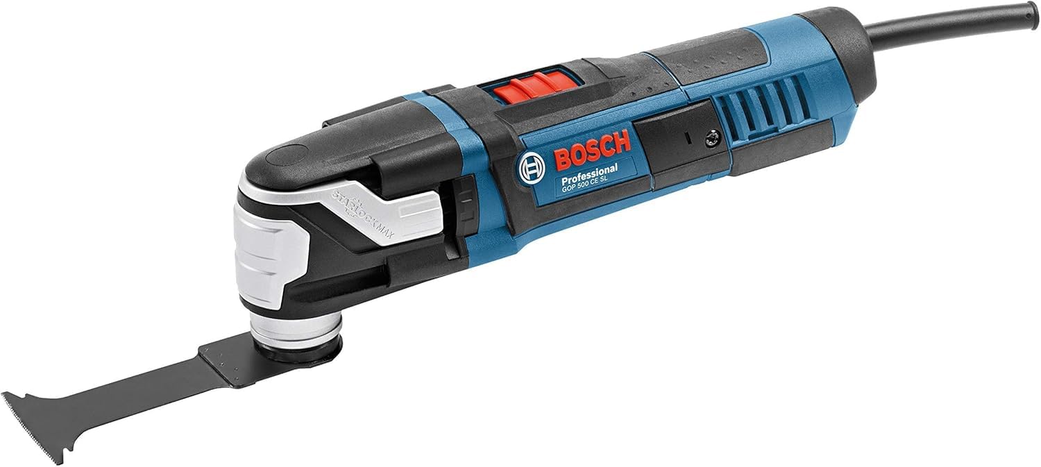 Bosch Professional: narzędzie wielofunkcyjne Multi-Cutter GOP 40-30 400 W & Bosch Accessories 4-CZĘŚCIOWY ZESTAW DO PODŁÓG I ZABUDOWY
