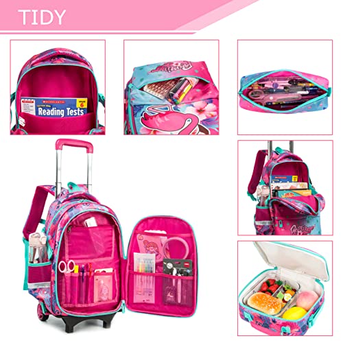 zaino scuola bambina Elementare Bambini Cartelle Impermeabile zaino per Ragazzi e Ragazze backpack per Sport e Viaggi con Borsetta e Penna Astuccio (Blu Navy
