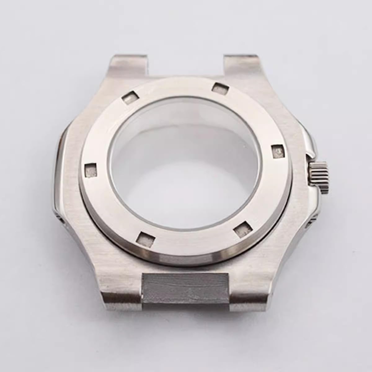 40mm Zegarek Kit Modding, Pasuje dla NH35 NH38 Mechanizm, Szkło Szafirowe Przezroczysty Dekiel Koperta Zegarka Bransoleta Set dla Patek Philippe Nautilus