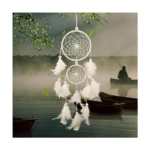 Campanas de viento atrapasueños para decorar un dormitorio zen relajante 2