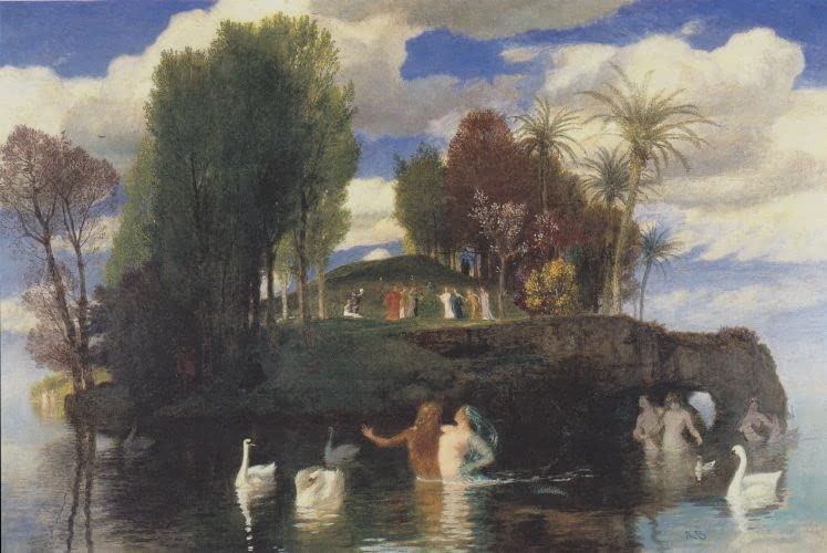 Toile Arnold Böcklin Impression d'Art Premium | Tableau Grand Format 60x90