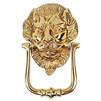 Brass \"Downing street Lion\" Door Knocker