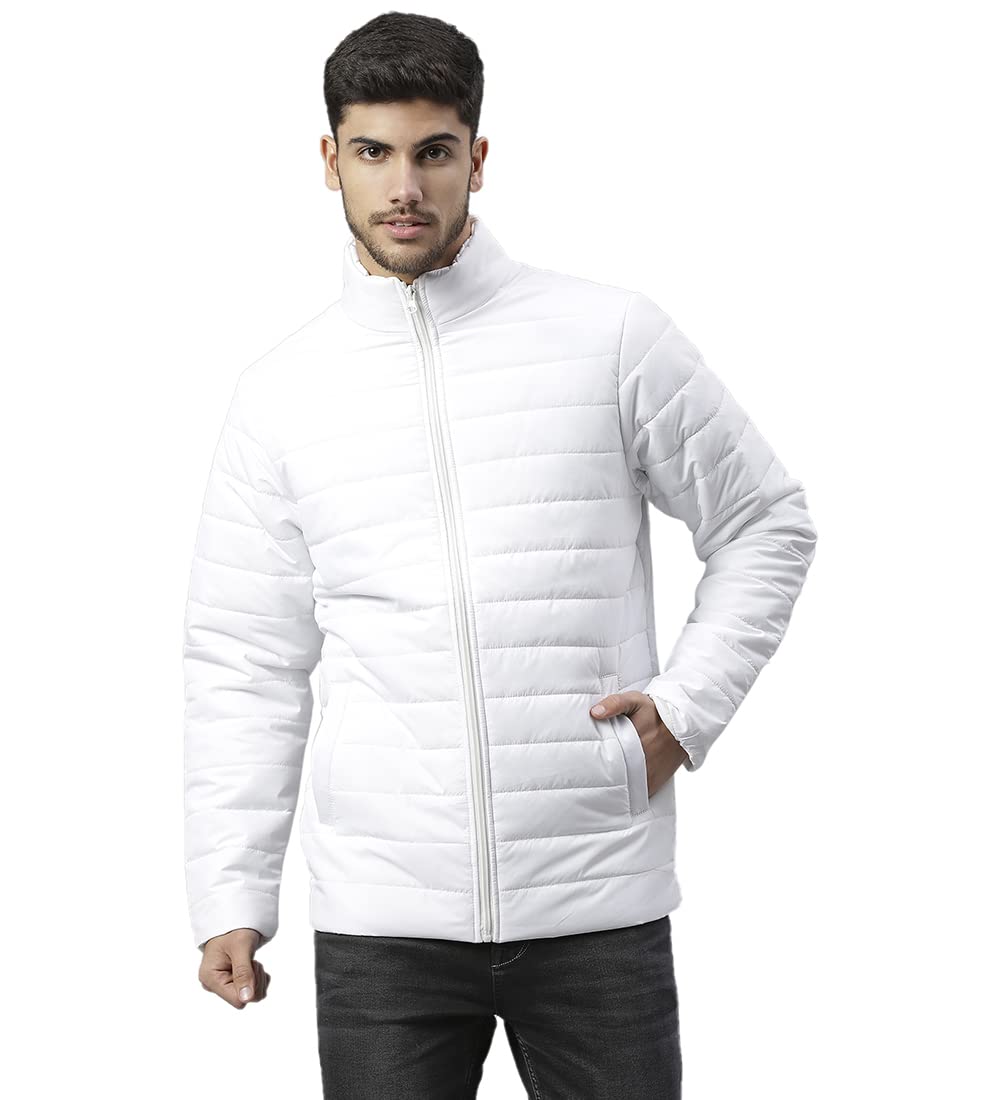 dennis lingo Men’s Solid Long-Sleeve Regular Fit Puffer Jacket - Waterproof, Lightweight, Casual Winterwear for Men-picture-29
