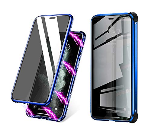 BVCY Magnetic Adsorption Case for iPhone X with Built-in Anti-Spy Privacy Screen Protector