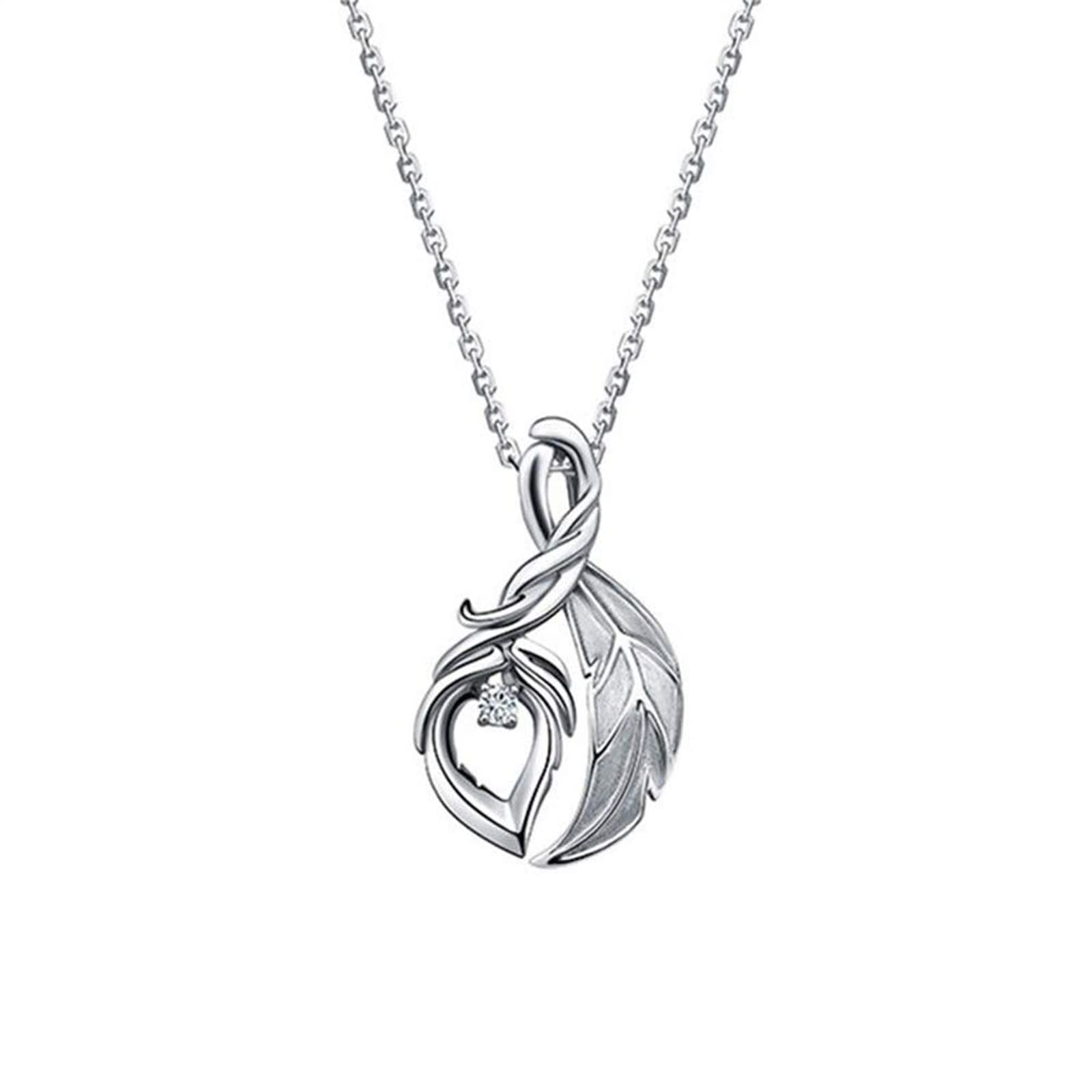 League Of Legends Rakan And Xayah LOL couples necklace silver Lover pendants Xmas gifts - 