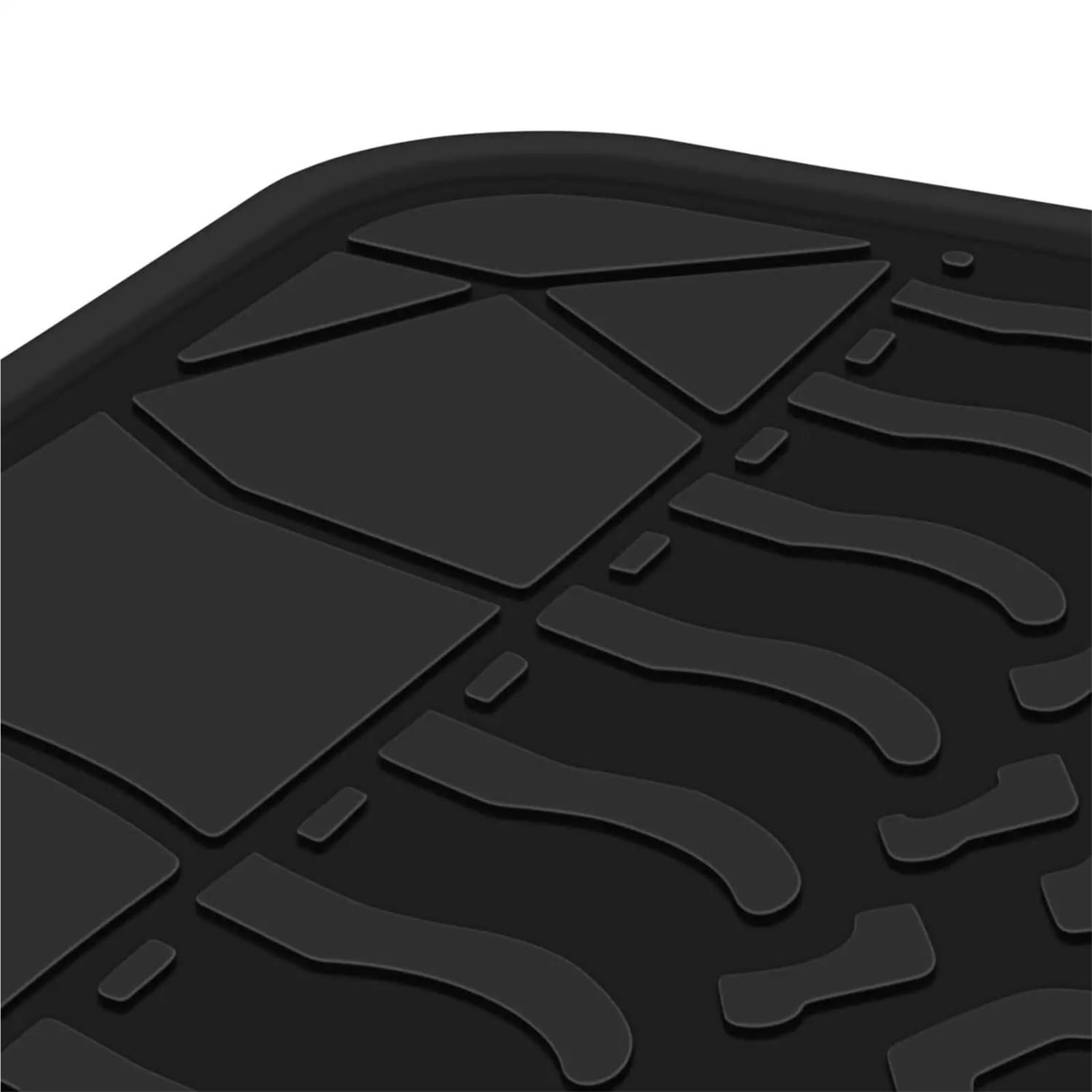 Für Jeep Für Wrangler 2/4 Türer JK 07-13 Komplettset Maßgefertigte Autofußmatten Gummi-Autobodenbeläge Anti-Schmutz-Mattenzubehör Anti-Schmutz