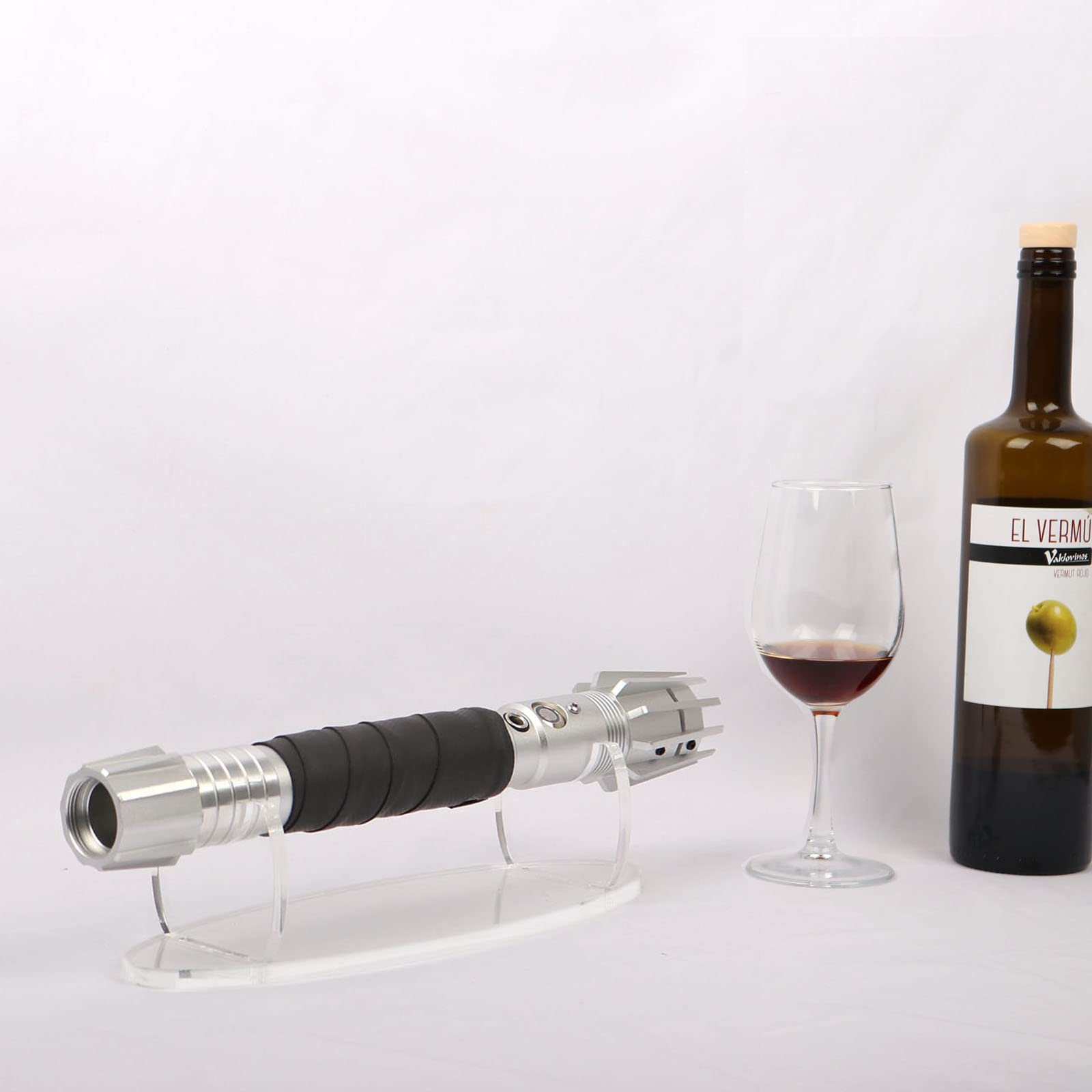 Lightsaber Stand Sword Stand Acrylic Desktop Lightsaber Stand Display Sword Stand for Lightsaber Display (Transparent) 4