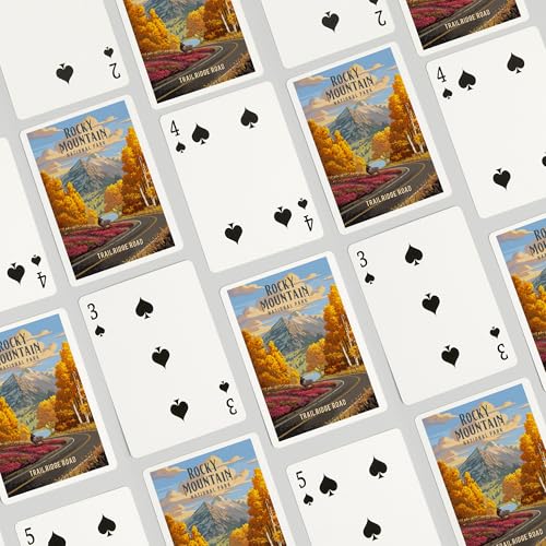 Baraja de poker Lantern Press Rocky Mountain 52 cartas miniatura 4