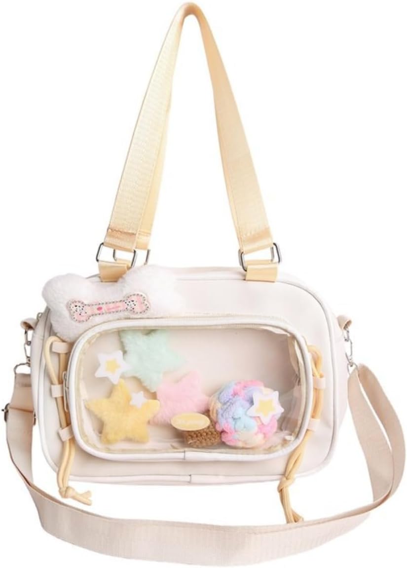 Itabag cute plush bone Crossbody Bag anime pin display star shoulder bag