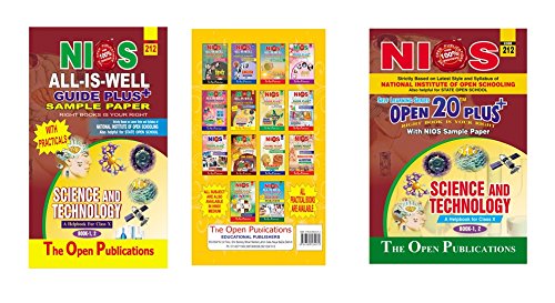 ( BUY ONE GET ONE ) NIOS TEXT 212 SCIENCE AND TECHNOLOGY 212 NIOS ENGLISH MEDIUM ALL IS WELL GUIDE PLUS + SAMPLE PAPER AND GET Absolutely Free (One NIOS 212 ENGLISH MEDIUM OPEN 20 PLUS -Contains Important, Very Important, Most Important Question With Answers With NIOS Sample Paper Worth Rs.60/-) [Paperback] [Jan 01, 2017] EXPERT AND PERFECT TEAM OF NIOS TEACHERS AND PUBLISHERS