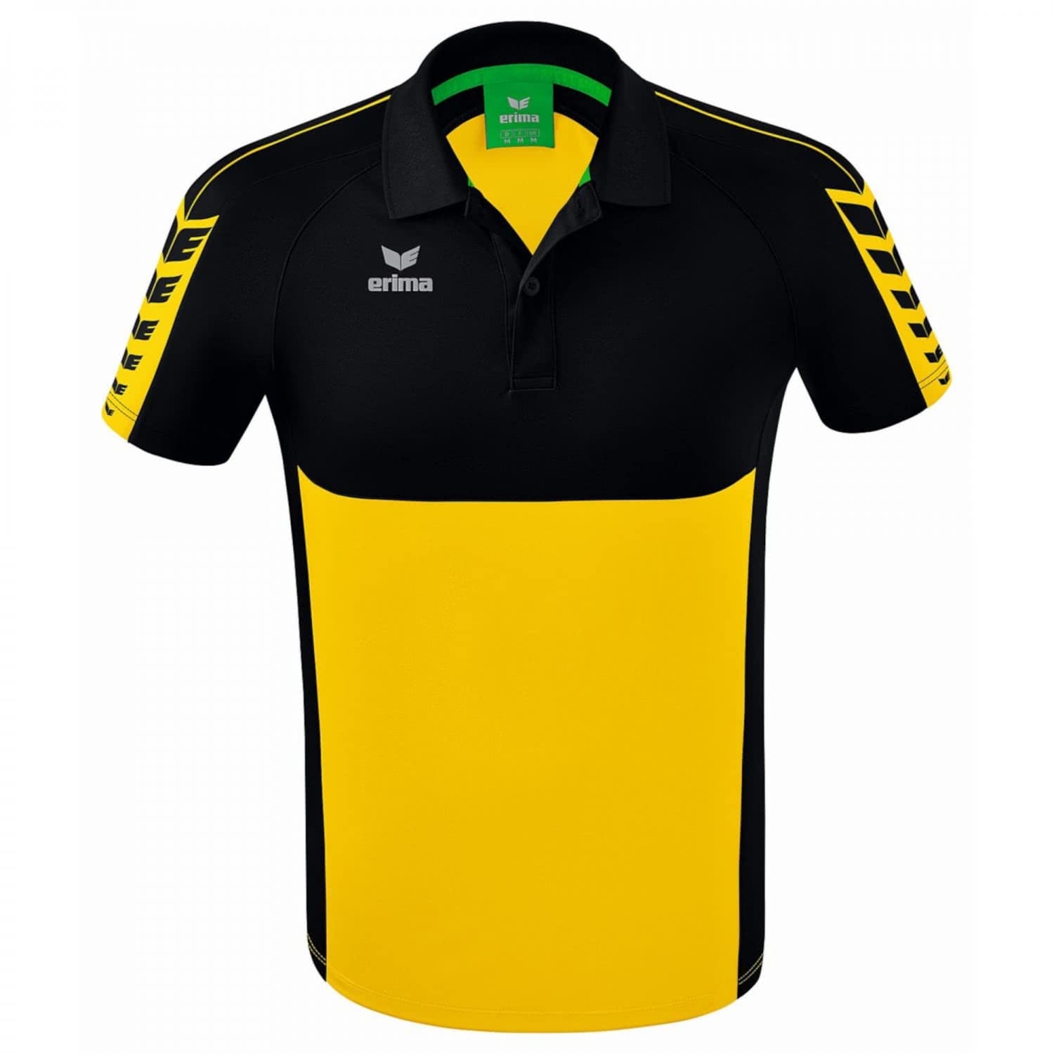 Erima Men's Six Wings Sport Polo, Yellow, S