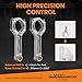 maXpeedingrods Forged I-Beam Connecting Rods ARP for Toyota 2JZ Mark II X90 1992-1996 X100 1996-2000, Supra 2JZ 2JZ-GE/GTE Engine, 3.0L 5.591