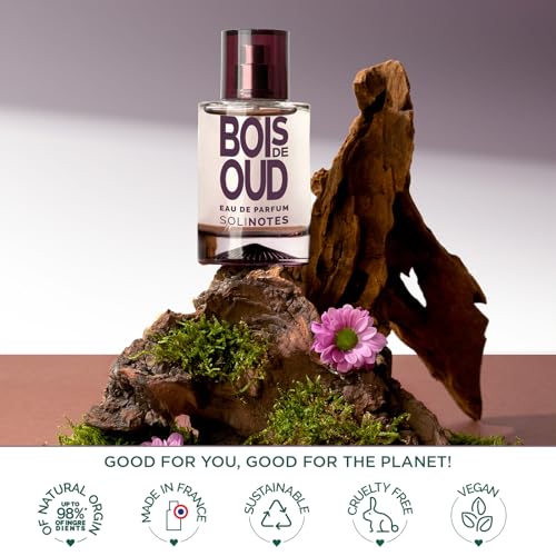 Image of Solinotes Oudwood Eau de Parfum, Incense & Amber, Long-Lasting, 1.7 Fl Oz