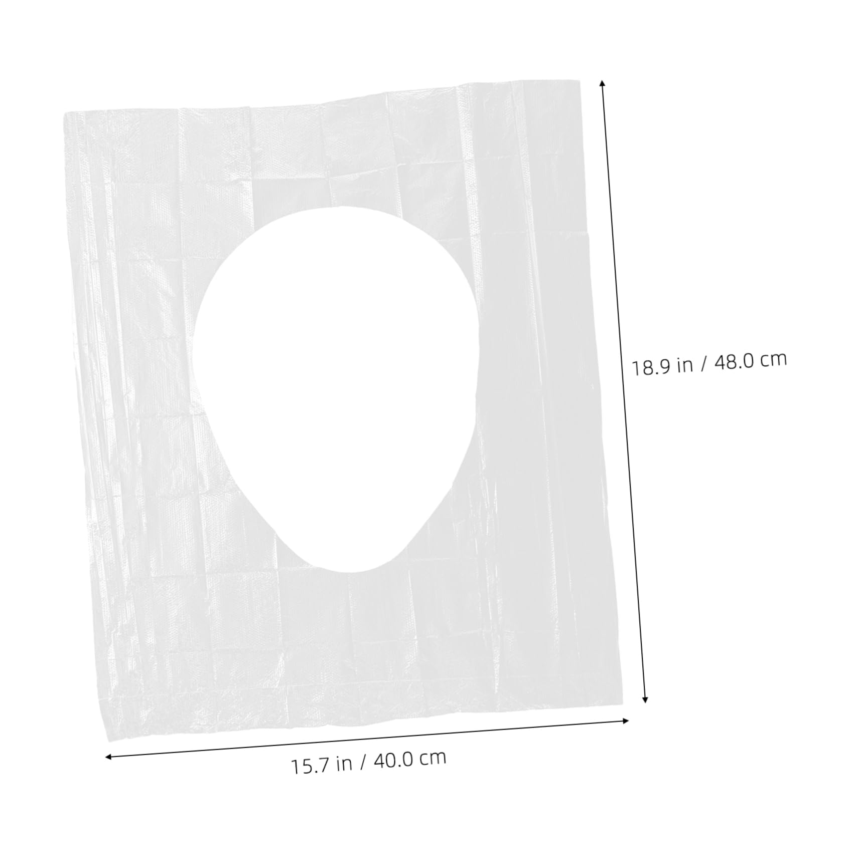 IWOWHERO 50pcs Disposable Toilet Seat Pad Cushioned Cover for Travel Hotel Public Restroom